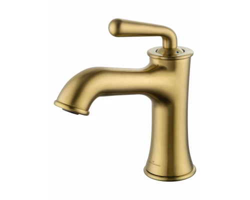 Смеситель для раковины WONZON & WOGHAND STEAM, Брашированное золото (WW-88139008-BG)