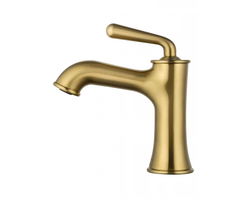 Смеситель для раковины WONZON & WOGHAND STEAM, Брашированное золото (WW-88139008-BG)
