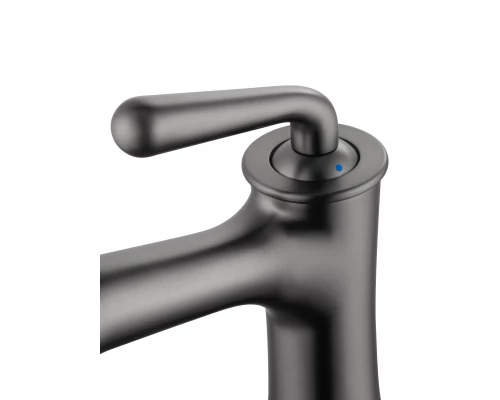 Смеситель для раковины WONZON & WOGHAND STEAM, Темный графит (WW-88139008-BGM)