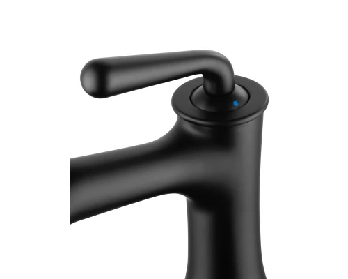 Смеситель для раковины WONZON & WOGHAND STEAM, Черный матовый (WW-88139008-MB)