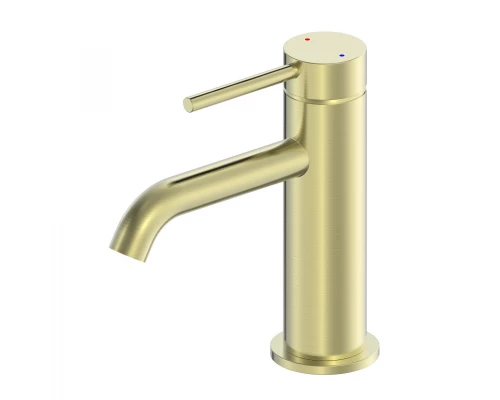 Смеситель для раковины WONZON & WOGHAND STICK, Брашированное золото (WW-88139017-BG)