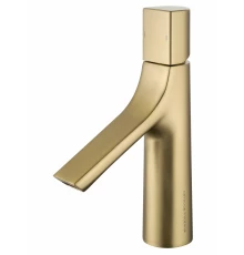 Смеситель для раковины WONZON & WOGHAND The ONE, Брашированное золото (WW-H010-BG)