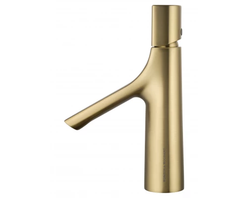 Смеситель для раковины WONZON & WOGHAND The ONE, Брашированное золото (WW-H010-BG)