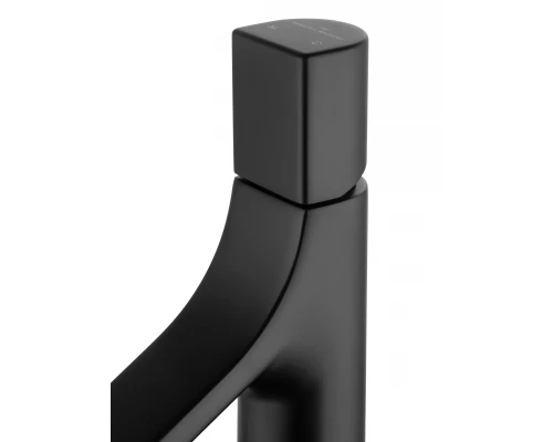 Смеситель для раковины WONZON & WOGHAND The ONE, Черный матовый (WW-H010-MB)