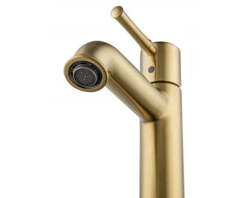 Смеситель для раковины WONZON & WOGHAND TOR, Брашированное золото (WW-88018073-BG)