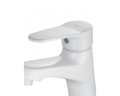 Смеситель для раковины WONZON & WOGHAND, Белый матовый (WW-A40212-MW)