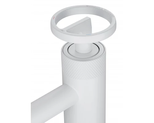 Смеситель для раковины WONZON & WOGHAND, Белый матовый (WW-H1065-MW)