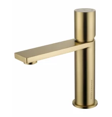 Смеситель для раковины WONZON & WOGHAND, Брашированное золото (WW-101-BG)