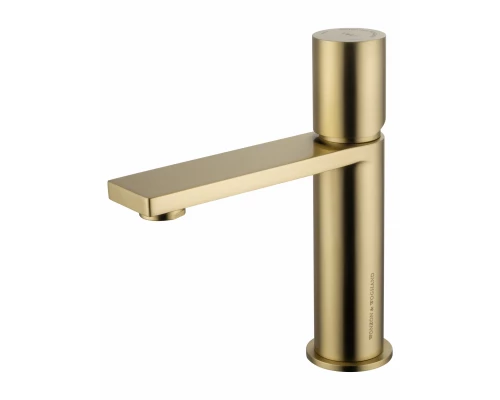 Смеситель для раковины WONZON & WOGHAND, Брашированное золото (WW-101-BG)