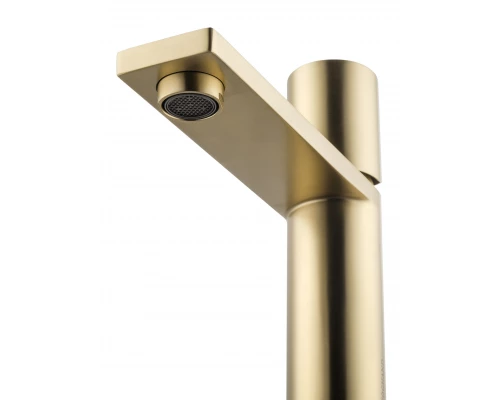 Смеситель для раковины WONZON & WOGHAND, Брашированное золото (WW-101-BG)