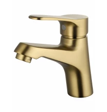 Смеситель для раковины WONZON & WOGHAND, Брашированное золото (WW-A40212-BG)