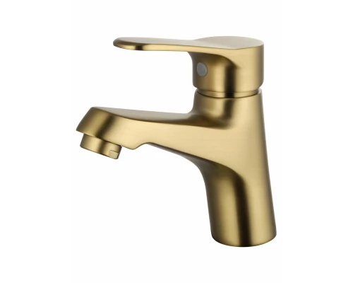 Смеситель для раковины WONZON & WOGHAND, Брашированное золото (WW-A40212-BG)