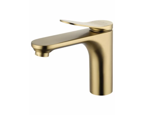 Смеситель для раковины WONZON & WOGHAND, Брашированное золото (WW-A40482-BG)