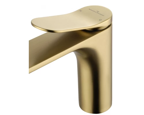 Смеситель для раковины WONZON & WOGHAND, Брашированное золото (WW-A40482-BG)