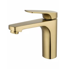 Смеситель для раковины WONZON & WOGHAND, Брашированное золото (WW-A40492-BG)