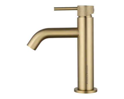 Смеситель для раковины WONZON & WOGHAND, Брашированное золото (WW-H1061-BG)
