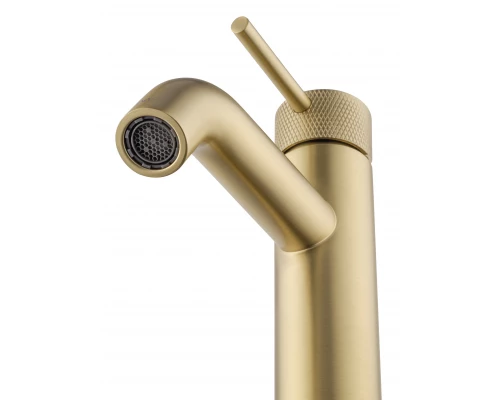 Смеситель для раковины WONZON & WOGHAND, Брашированное золото (WW-H1061-BG)