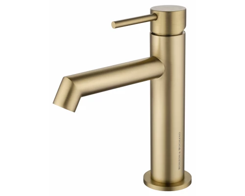 Смеситель для раковины WONZON & WOGHAND, Брашированное золото (WW-H1063-BG)