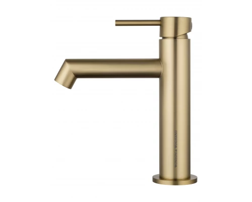 Смеситель для раковины WONZON & WOGHAND, Брашированное золото (WW-H1063-BG)
