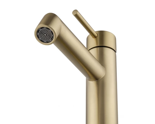 Смеситель для раковины WONZON & WOGHAND, Брашированное золото (WW-H1063-BG)