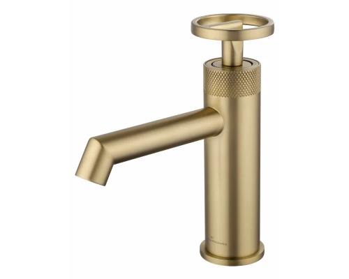 Смеситель для раковины WONZON & WOGHAND, Брашированное золото (WW-H1065-BG)