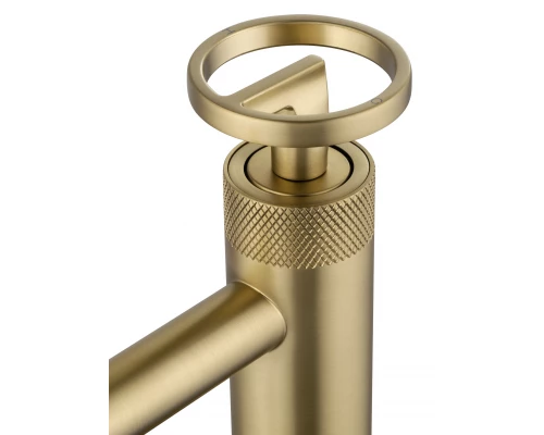 Смеситель для раковины WONZON & WOGHAND, Брашированное золото (WW-H1065-BG)