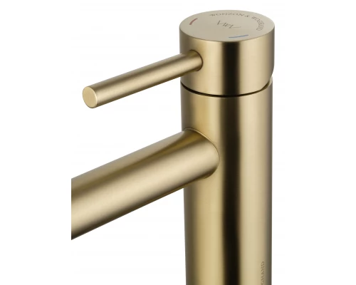 Смеситель для раковины WONZON & WOGHAND, Брашированное золото (WW-H9089-BG)