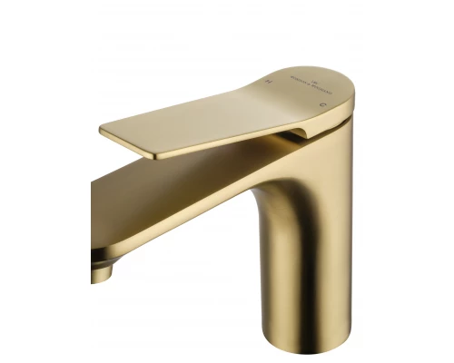 Смеситель для раковины WONZON & WOGHAND, Брашированное золото (WW-XH-010-BG)