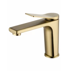 Смеситель для раковины WONZON & WOGHAND, Брашированное золото (WW-XH-012-BG)