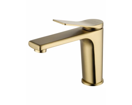 Смеситель для раковины WONZON & WOGHAND, Брашированное золото (WW-XH-012-BG)