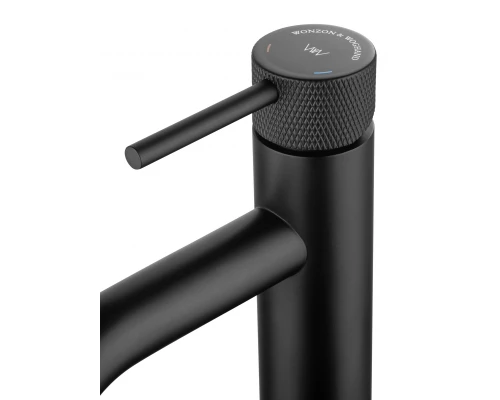 Смеситель для раковины WONZON & WOGHAND, Черный матовый (WW-H1061-MB)