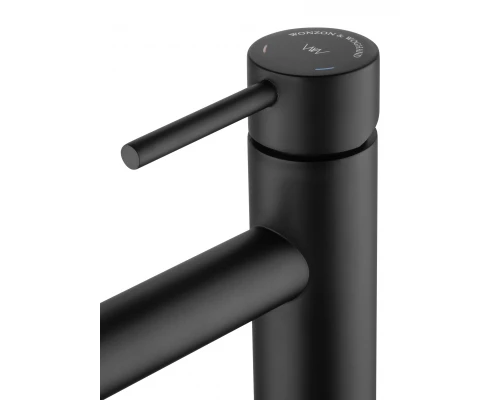 Смеситель для раковины WONZON & WOGHAND, Черный матовый (WW-H1063-MB)