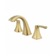 Смеситель для раковины на 3 отверстия WONZON & WOGHAND FLEX, Брашированное золото (WW-88083095-BG)