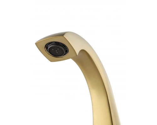 Смеситель для раковины на 3 отверстия WONZON & WOGHAND FLEX, Брашированное золото (WW-88083095-BG)