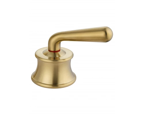 Смеситель для раковины на 3 отверстия WONZON & WOGHAND STEAM, Брашированное золото (WW-88159008- BG)