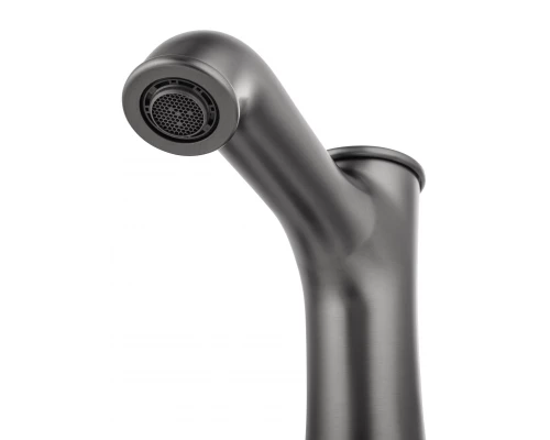 Смеситель для раковины на 3 отверстия WONZON & WOGHAND STEAM, Темный графит (WW-88159008-BGM)