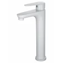 Смеситель для раковины высокий WONZON & WOGHAND ALFA, Белый матовый (WW-A40232-MW)
