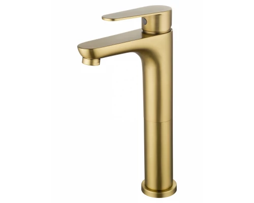 Смеситель для раковины высокий WONZON & WOGHAND ALFA, Брашированное золото (WW-A40232-BG)