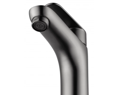 Смеситель для раковины высокий WONZON & WOGHAND ALFA, Темный графит (WW-A40232-BGG)