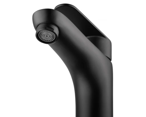 Смеситель для раковины высокий WONZON & WOGHAND ALFA, Черный матовый (WW-A40232-MB)