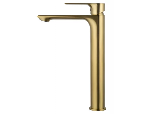 Смеситель для раковины высокий WONZON & WOGHAND BRILLIANT, Брашированное золото (WW-88019079-BG)