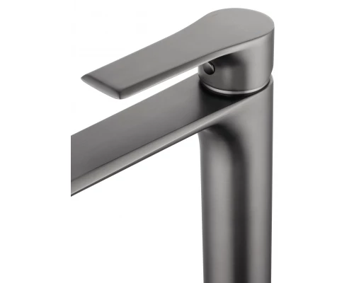 Смеситель для раковины высокий WONZON & WOGHAND BRILLIANT, Темный графит (WW-88019079-BGM)