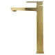 Смеситель для раковины высокий WONZON & WOGHAND CUBE 2.0, Брашированное золото (WW-88019068-BG)