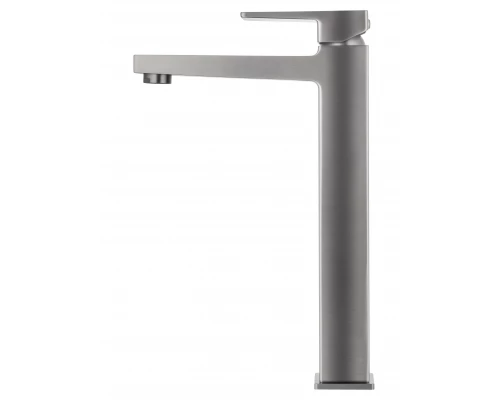 Смеситель для раковины высокий WONZON & WOGHAND CUBE 2.0, Темный графит (WW-88019068-BGM)