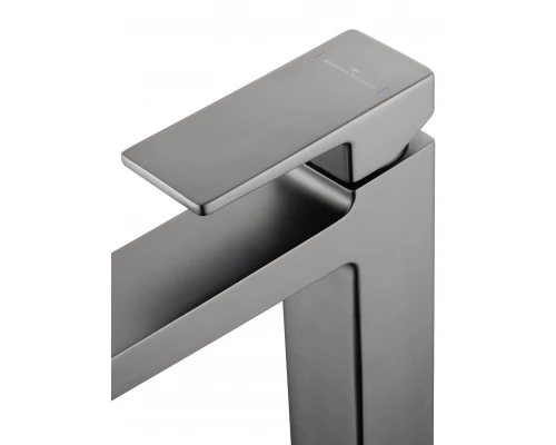 Смеситель для раковины высокий WONZON & WOGHAND CUBE 2.0, Темный графит (WW-88019068-BGM)