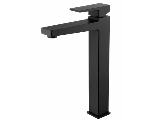 Смеситель для раковины высокий WONZON & WOGHAND CUBE 2.0, Черный матовый (WW-88019068-MB)