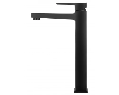 Смеситель для раковины высокий WONZON & WOGHAND CUBE 2.0, Черный матовый (WW-88019068-MB)