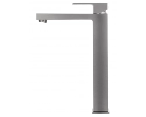 Смеситель для раковины высокий WONZON & WOGHAND CUBE, Темный графит (WW-88239016-BGM)