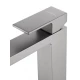 Смеситель для раковины высокий WONZON & WOGHAND CUBE, Темный графит (WW-88239016-BGM)