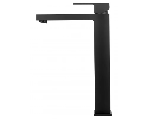 Смеситель для раковины высокий WONZON & WOGHAND CUBE, Черный матовый (WW-88239016-MB)